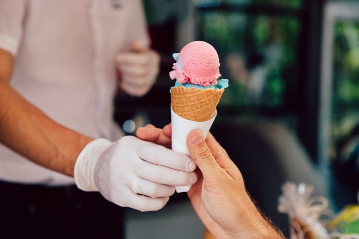 ایده برای بستنی فروشی